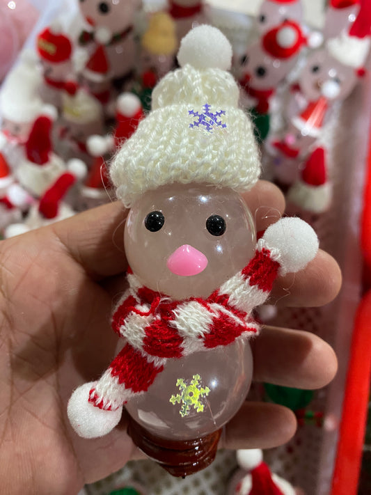 Merry Christmas Christmas pink crystal gift