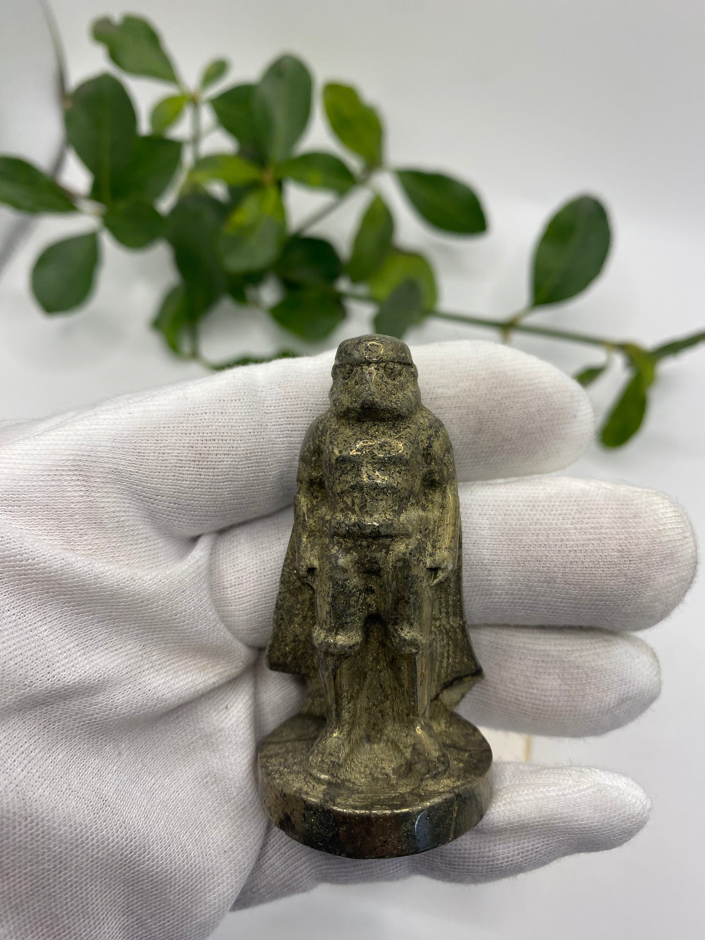 The Star Wars pyrite carving