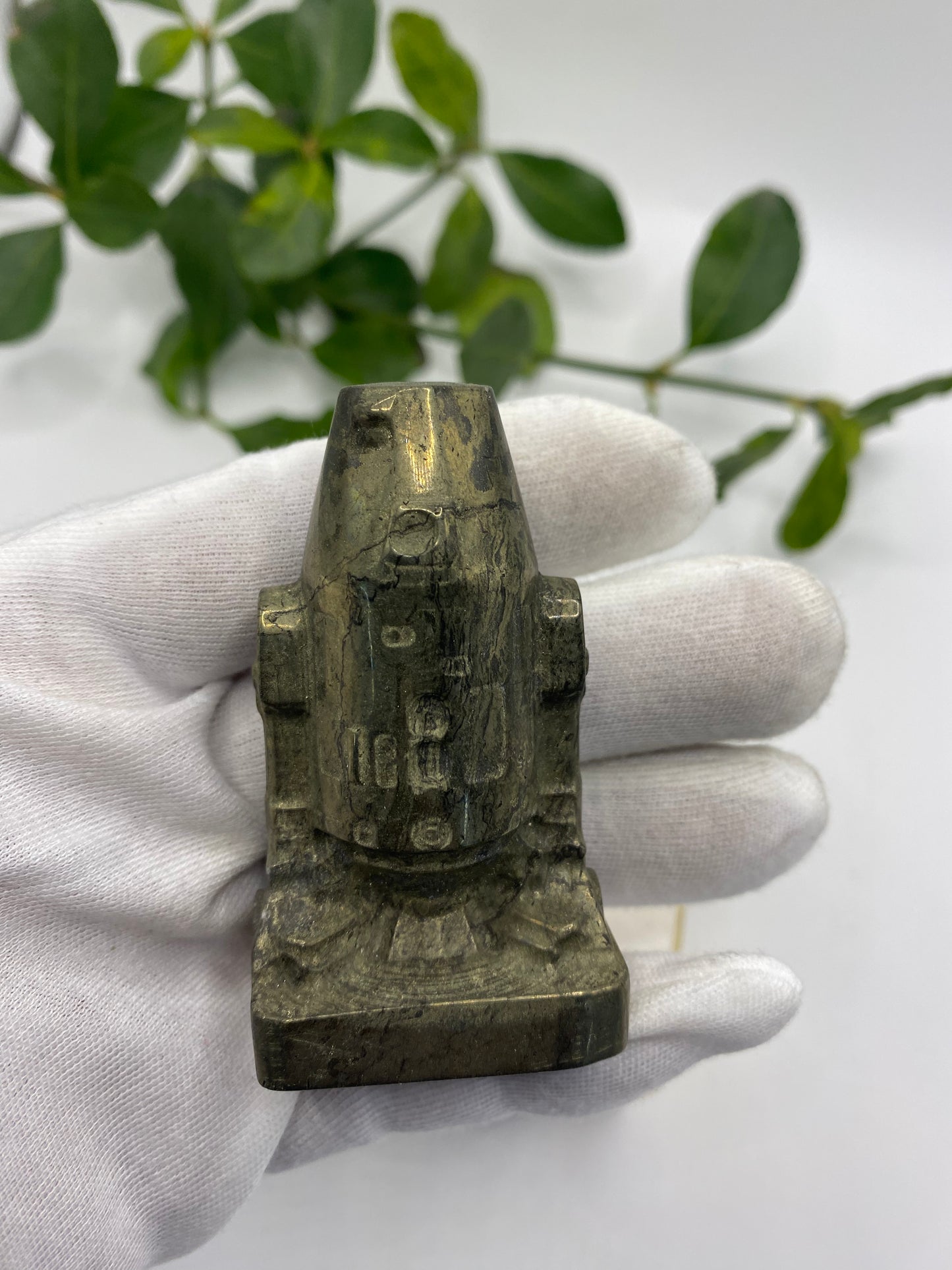 The Star Wars pyrite carving