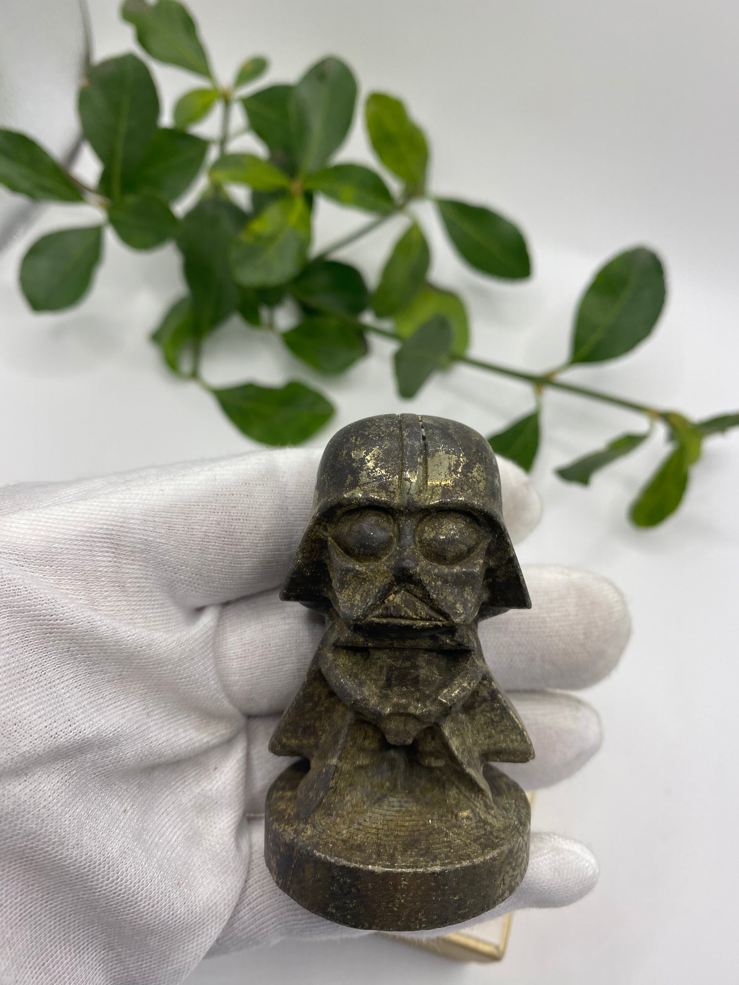 The Star Wars pyrite carving