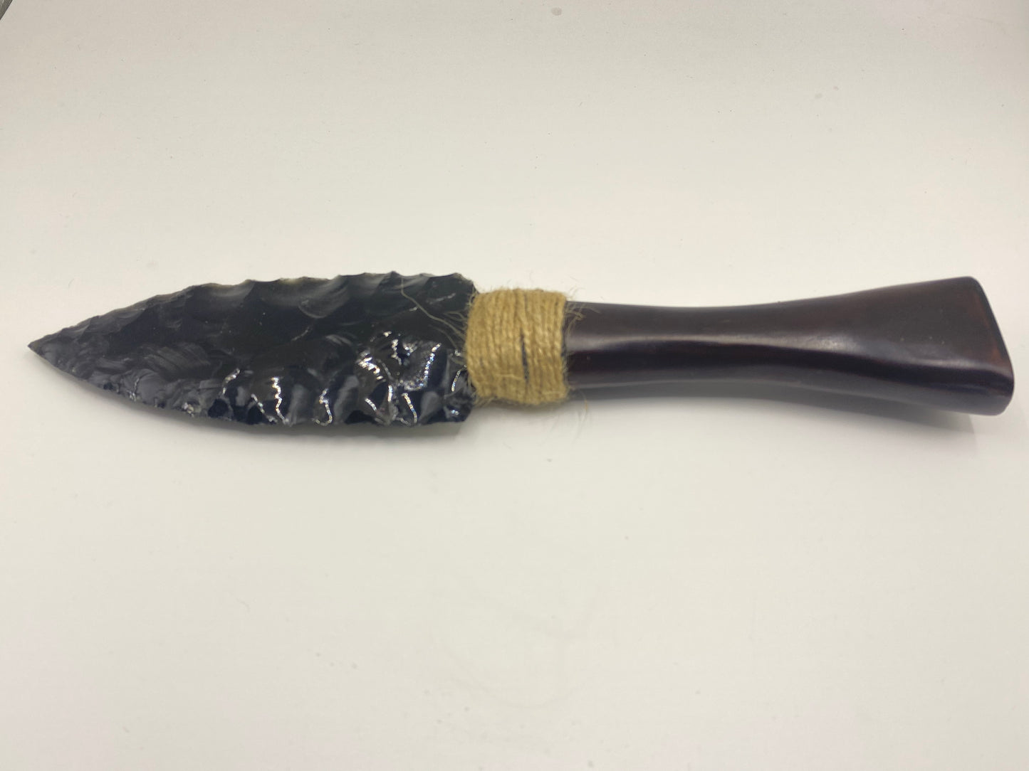 An black obsidian knife