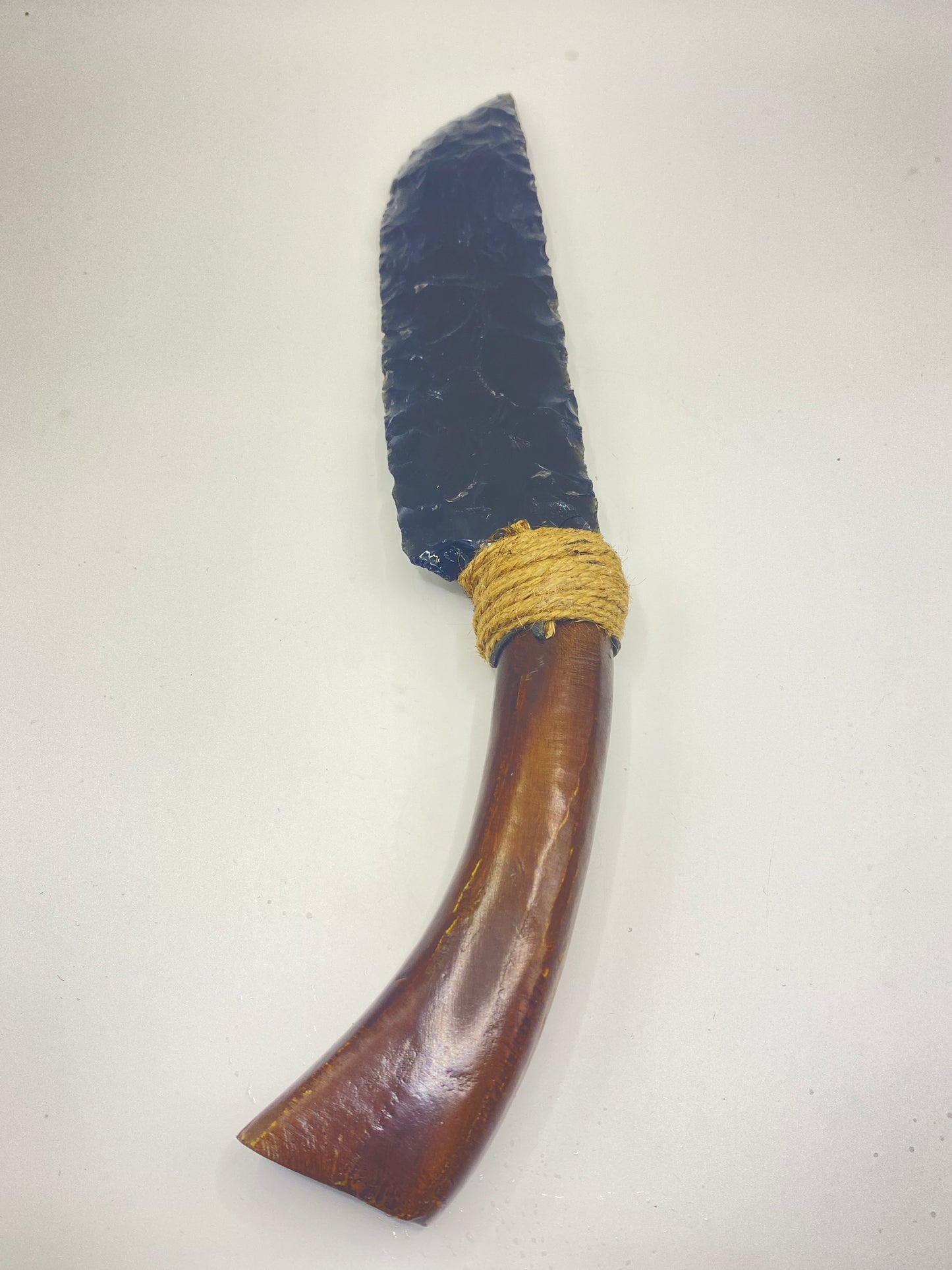 An black obsidian knife